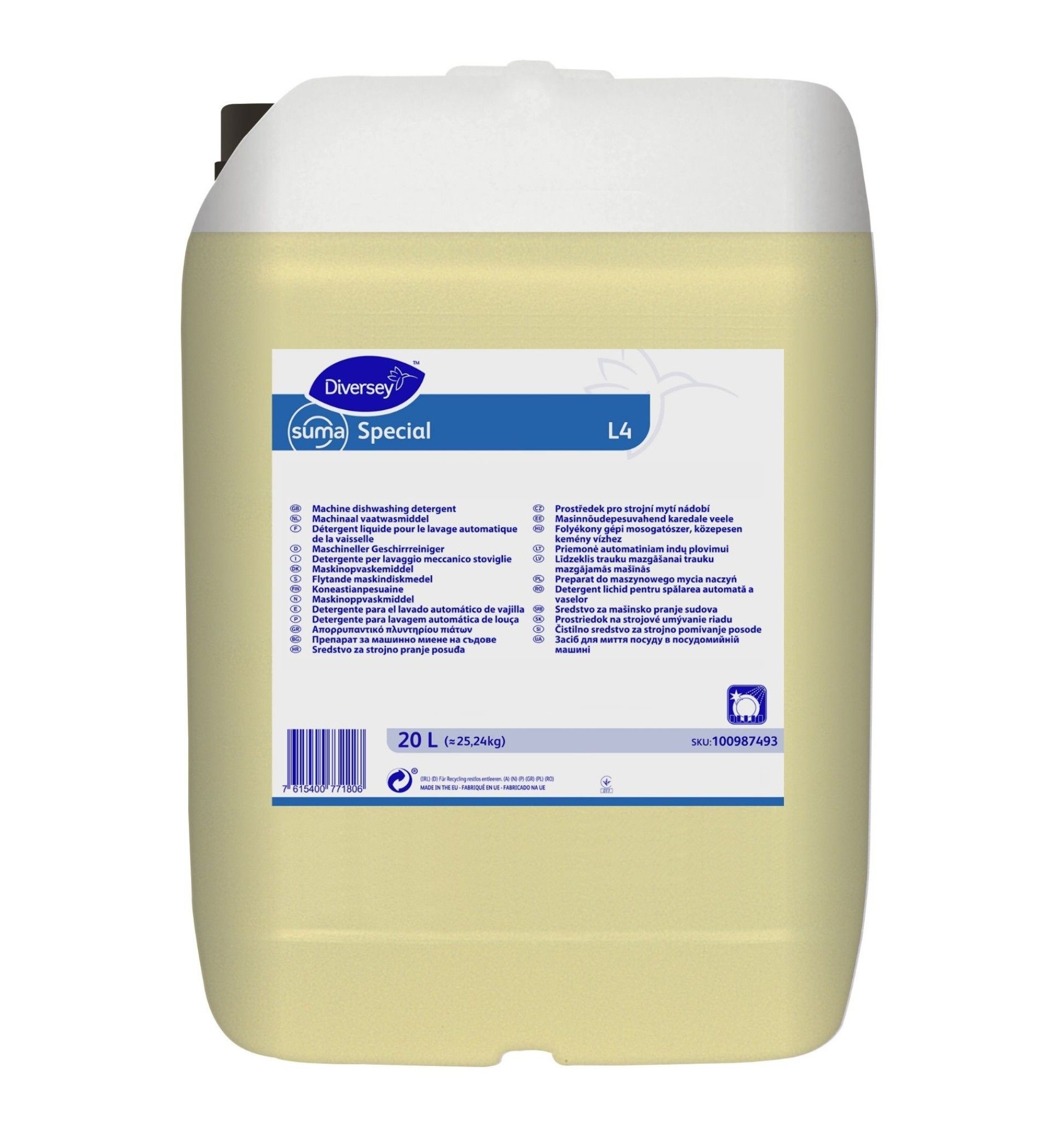 20L Suma Special L4 20L - Detergente para lavagem automática de louça - águas médias - Image 1