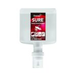 SURE Instant Hand Sanitizer 1.3L - Desinfetante de mãos em espuma altamente eficaz e isento de álcool, com uma fragrância refrescante